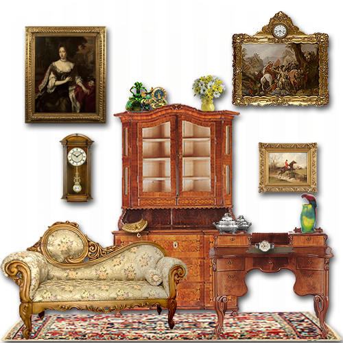 Az Óbuda Antikvitás antik bútorok és hagyatékok felvásárlásával foglalkozik.