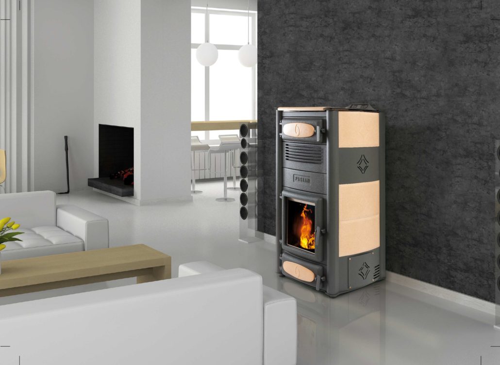 Vízteres pellet kályha